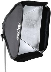 img 2 attached to 📸 Godox 24"x 24" 60cmx60cm Foldable Softbox w/ S Style Speedlite Bracket - Universal Flash Bowens Elinchrom Mount - Adjustable Direction