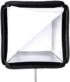 img 3 attached to 📸 Godox 24"x 24" 60cmx60cm Foldable Softbox w/ S Style Speedlite Bracket - Universal Flash Bowens Elinchrom Mount - Adjustable Direction