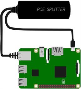 img 3 attached to 🔌 GeeekPi 2PCS Gigabit USB-C PoE Splitter: Efficient 48V to 5V IEEE802.3af Power Over Ethernet Solution for Raspberry Pi, Tablets, Dropcam (48V to 5V 2.4A)