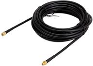 📶 20ft rp-sma extension cable for wifi lan wan router bridge antenna - rfadapter antenna coax cable logo