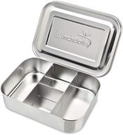 🍱 lunchbots small protein packer toddler bento box: stainless steel snack container for nuts, meat, cheese & finger foods логотип