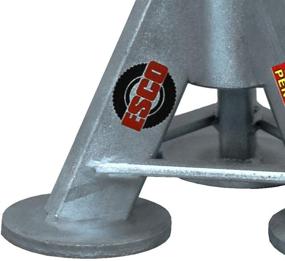 img 1 attached to Esco 10472 Performance Axle Top Jack Stand (5 Ton), 2 Pack: Unbeatable Stability for Heavy-Duty Support