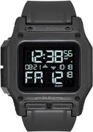 🏊 nixon regulus a1180-100m: the ultimate water resistant men's digital sport watch (46mm watch face, 29mm-24mm pu/rubber/silicone band) логотип