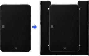 img 2 attached to Enhanced SSD Conversion Kit: NC XQIN 2.5 Inch SSD 🔧 to 3.5 Inch HDD Mounting Bracket with SATA Data and Power Cables