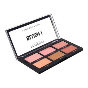 img 1 attached to Profusion Cosmetics The Go Palette - Blush I: Long Lasting 6 Color Face Blusher for a Daily Glamorous Celebrity Look