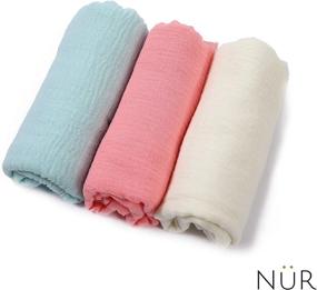 img 3 attached to Stylish NUR Premium Cotton Scarf Classics: Essential Women's Accessories, Scarves & Wraps