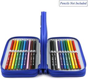 img 2 attached to YOUSHARES Slots Pencil Case Multi Layer Organization, Storage & Transport