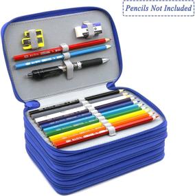 img 3 attached to YOUSHARES Slots Pencil Case Multi Layer Organization, Storage & Transport