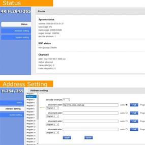 img 1 attached to 🎥 URayCoder IP Видеодекодер: H.265 H.264 HDMI VGA CVBS Видеоаудио декодер для RTMP, HLS, HTTP, RTSP, UDP и SRT