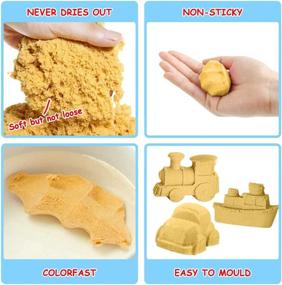 img 2 attached to 🏗️ Premium Play Construction Sand Kit: Perfect for Creative Modeling