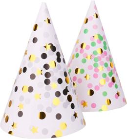 img 3 attached to 🎉 Boieo Kid's Birthday Party Hats, Set of 12 - Add Fun and Color to Celebrations!