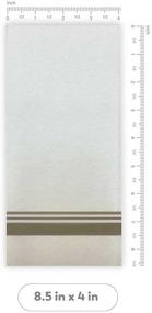 img 2 attached to 🤍 Premium Disposable Linen-Like Guest Towels - Bathroom Napkins for Weddings (Gold, 240)