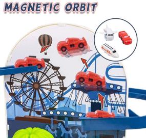 img 3 attached to Сборный набор для создания магнитного лабиринта "UNIH Building Magnetic Marble Amusement