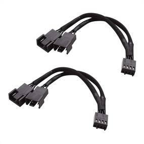 img 4 attached to 🔌 Cable Matters 2 Pack 2 Fan Splitter: Efficient Cooling Solution for Optimal Performance