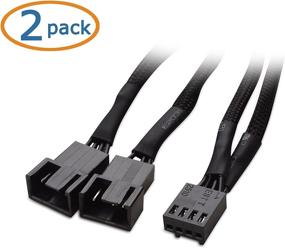 img 3 attached to 🔌 Cable Matters 2 Pack 2 Fan Splitter: Efficient Cooling Solution for Optimal Performance