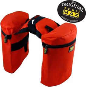 img 2 attached to TrailMax Large Overnighter Saddlebags Package: Set of Saddlebags, Horn Bags & Cantle Bag in Black, Brown, and Orange – Best Deal!