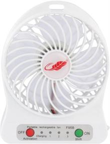 img 2 attached to 🌬️ LNtech Portable Mini USB Fan - Rechargeable Cooling Fan for Office, Home, and Travel