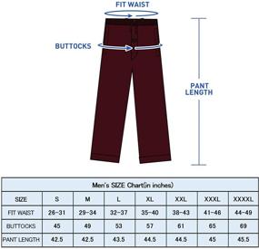 img 1 attached to 👖 Удобные мужские хлопковые брюки Renzer - идеальны для сна и отдыха
