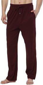 img 4 attached to 👖 Удобные мужские хлопковые брюки Renzer - идеальны для сна и отдыха