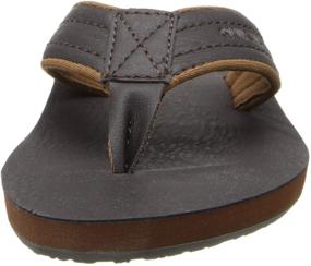 img 4 attached to Quiksilver Carver Nubuck Sandal for Kids (Toddler/Little/Big)