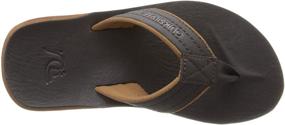 img 1 attached to Quiksilver Carver Nubuck Sandal for Kids (Toddler/Little/Big)