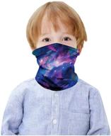 супер охлаждающая детская маска для лица - пыльный бандана гатер 🧢 многофункциональная повязка для головы для мальчиков и девочек - балаклава для активного отдыха на улице - водонепроницаемая. логотип
