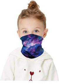 img 3 attached to Супер охлаждающая детская маска для лица - пыльный бандана гатер 🧢 Многофункциональная повязка для головы для мальчиков и девочек - балаклава для активного отдыха на улице - водонепроницаемая.