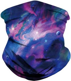 img 2 attached to Ultimate Cooling Kids Face Scarf Mask - Dust Bandana Neck Gaiter 🧢 Multi-functional Headband for Boys and Girls - Balaclava for Outdoor Activities - Dustproof