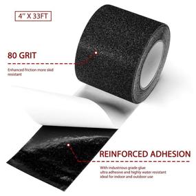 img 2 attached to 🔒 Superior Traction Friction Abrasive Adhesive: Waterproof Solution