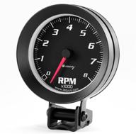 equus 6068 3 3 tachometer black logo