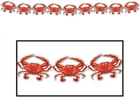 img 1 attached to Captivate Your Guests with the Crab Streamer Party Accessory - Perfect Addition to Every Celebration! (1 count) (1/Pkg)