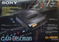 sony discman d 180k portable player logo
