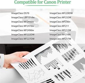 img 3 attached to GREENCYCLE Compatible C137 CRG137 CRG 137 Toner Cartridges for Canon ImageClass MF Series (Black, 4 Pack)