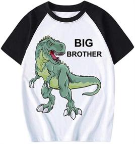 img 2 attached to Brother Meaningful Dinosaur Toddler T Shirt