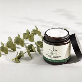 img 3 attached to 🌙 Sukin Organics Night Cream for Restoring Moisture, 4.06 Fluid Ounces