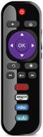 efficient replacement remote control for hisense roku tv models 32h4c, 40h4c, 48h4c, 50h4c, 43h4020e, 32h4040e, 40h4040e, 50r6030e1, 50r6060e1, 70r6200f, 55r6040f logo