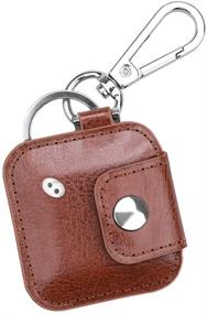 img 4 attached to Fintie Vegan Leather Cover for Tile Mate/Tile Pro/Tile Sport/Tile Style/Cube Pro 📱 Key Finder – Protects Tile Devices of All Generations (2020, 2018, and Prior)