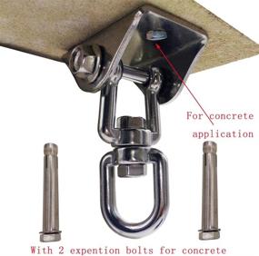 img 1 attached to Evniset 360°Swivel Hangers Capacity Concrete