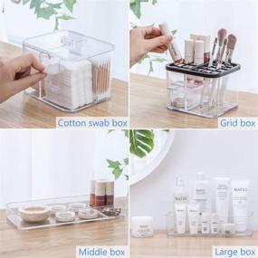 img 2 attached to 💄 Transparent Makeup Organizer and Jewelry Display Box by Poeland - Cosmetic Storage Solution