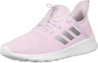 adidas unisex kids cloudfoam кроссовки желтые детские девичьи туфли логотип