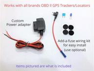 идеальный трекер gps obd ii hide/relocate conversion kit power adapter: улучшение безопасности и упрощение установки логотип