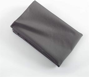 img 2 attached to 🛏️ Evolive New 300 Thread Count 100% Cotton Body Pillow Cover/Case Replacement - Hidden Zipper Closure - 21"x54" (Charcoal Grey)