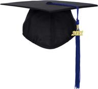 🎓 matte graduation cap with tassel year charm - ftyfty unisex adult logo