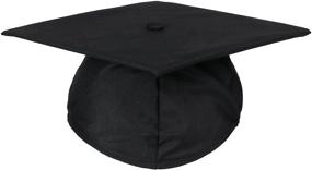img 2 attached to 🎓 Matte Graduation Cap with Tassel Year Charm - FtyFty Unisex Adult