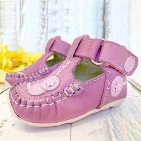 img 3 attached to Enhance Early Walking with Wobbly Waddlers First Steps Shoes – Incredible Arch & Ankle Support for Toddler Girls