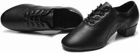 img 1 attached to YKXLM Leather Professional Ballroom Performance Women's Shoes and Athletic