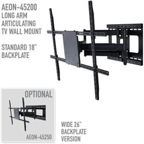 img 2 attached to 📺 Optimized Full Motion TV Wall Mount with 32 inch Long Extension for 42 to 80 inch TVs
