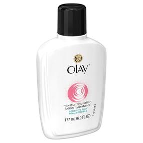 img 2 attached to 🌿 Olay Face Moisturizer for Sensitive Skin - 12-Hour Hydration with Aloe, Moisturizing Facial Lotion - 6 Oz (Pack of 3, Varying Packaging)