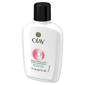 img 1 attached to 🌿 Olay Face Moisturizer for Sensitive Skin - 12-Hour Hydration with Aloe, Moisturizing Facial Lotion - 6 Oz (Pack of 3, Varying Packaging)