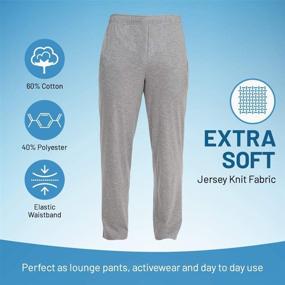 img 2 attached to 👖 JMR Men's Fleece Sweatpants and Jogger Pants: Ideal for Winter Cycling, Gym Training & Everyday Wear